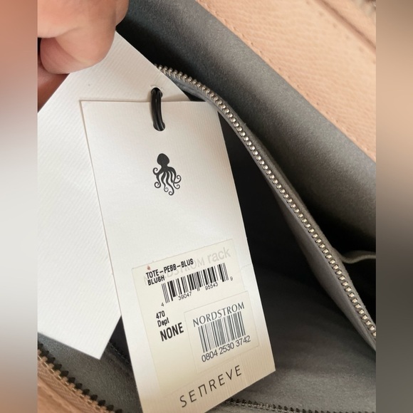 Senreve Nude/ Blush Pink Leather Voya tote bag - Picture 11 of 15